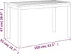 vidaXL 3-tlg. Garten-Essgruppe mit Kissen Massivholz Akazie Produktbild-Vorschau 10