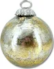 Glas Weihnachtskugel gold - B - 8,5 x 10cm Deko-Kugel Produktbild-Vorschau 1