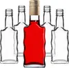 A group of small glass bottles, one filled with red liquid, against a white background. Produktbild-Vorschau
