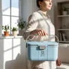 Relaxdays Scatola per medicinali, 4 scomparti, Anteprima dell’immagine prodotto 3