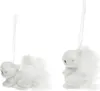 Christbaumschmuck Kunststoff / Samt Eichhörnchen 6cm weiß, Produktbild-Vorschau 5