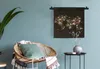MuchoWow® Wandteppich Wandbehang Weltkarte - Rosen - Lilie Produktbild-Vorschau 4