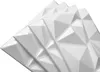 A stack of white 3D geometric wall panels. Produktbild-Vorschau