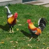 Hühner-Gartenornamente, 2 Stück, dekorative Produktbild-Vorschau 3