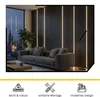 Slim-Line LED-Aluprofil U-Profil 2,7m Schwarz Abdeckung Produktbild-Vorschau 4