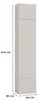 Garderobe HAGA 1SZ KASMIR BEige Produktbild-Vorschau 16