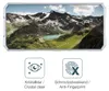 A product image showing a phone screen displaying a mountain landscape, with two icons and text below. Produktbild-Vorschau