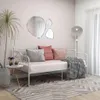 vidaXL Schlafsofa Bettgestell Weiß Metall 90x200 cm Produktbild-Vorschau 3