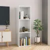 vidaXL Bibliothèque/armoire TV blanc 36x30x114 cm Bois Voir les images du produit 9