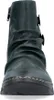 A close-up front view of a dark green ankle boot. Náhled obrázku produktu