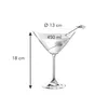 Tescoma Sklenice na martini CHARLIE 450 ml Náhled obrázku produktu 2