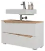 Meuble sous vasque simple Vicco Marelle Blanc/Chêne Artisan Voir les images du produit 6