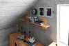 Wandregal Lubic aus Kernbuche massiv 120x21x30 cm mit 1 Produktbild-Vorschau 2