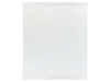 A plain white blanket with fringes on two sides, laid flat. Produktbild-Vorschau