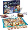 A board game box and its components are displayed on a white and light blue background. Produktbild-Vorschau