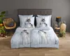 Duvet cover Good Morning 155x220 + 1* 80x80 cm - husky dog Produktbild-Vorschau 2