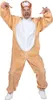 Tierisches Löwenkostüm Uni Karneval Fasching Kostüm Beige Produktbild-Vorschau 2