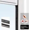 Fliegengitter Rollo Fenster 104x130cm dunkelbraun Produktbild-Vorschau 10