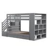 Stapelbed van 90 x 200 cm met veiligheidsladder en Productafbeelding-voorbeeld 14
