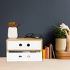 relaxdays Schreibtisch Organizer 2 Schubladen Produktbild-Vorschau 2