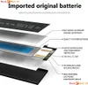 An exploded diagram of a battery pack with labels indicating different components and manufacturing processes. Produktbild-Vorschau