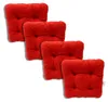 Prošívaný podsedák na židli 40x40x 8 cm z mikrovlákna - Náhled obrázku produktu 4