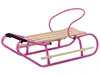 Metallschlitten mit Rückenlehne Strap Rosa Produktbild-Vorschau 1