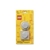 magnete 4,7 cm ABS/Metallgrau 2 Stück Produktbild-Vorschau 1