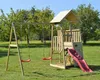 Wendi Toys Tour de jeux en bois Flamingo avec toboggan, mur Voir les images du produit 5