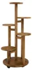 Ruhhy 26041 Stojan na květiny 86 x 33 x 18 cm, hnědý Náhled obrázku produktu 1