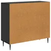 Credenza vidaXL nera 89 x 34,5 x 80 cm in materiale Anteprima dell’immagine prodotto 5