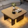 MODFU Table Basse Multifonction avec LED et Rangement, Voir les images du produit 3