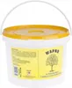 A white bucket with a yellow lid containing lime for trees. Náhled obrázku produktu
