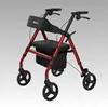 Wollex Rollator Rot leicht faltbar mit Sitz und Produktbild-Vorschau 2