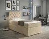 NORDELO Boxspringbett ELEGANTE 120x200 cm Beige Produktbild-Vorschau 7