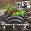 Jardinière surélevée Outsunny en acier, bac à fleurs, serre Voir les images du produit 5
