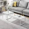 WOHNLING Table basse en verre et métal, lot de 2 tables Voir les images du produit 2