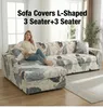 Sofa Überzug Couch Überzug 2er Set für Ecksofa L-Form Produktbild-Vorschau 1