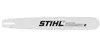 A close-up shot of a silver chainsaw bar with black text and logos. Anteprima dell’immagine prodotto