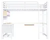 Gaming-Hochbett 90x200, Schreibtisch, Tastaturablage, Produktbild-Vorschau 14