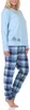 Normann Damen Jersey Schlafanzug langarm Pyjama mit Produktbild-Vorschau 3