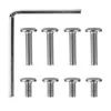 A set of screws and an Allen wrench on a white background. Voir les images du produit