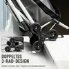 HOMCOM 3-in-1 Einkaufstrolley klappbar mit 40L Kapazität Produktbild-Vorschau 6