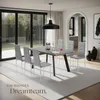 tectake® Set Esszimmerstuhl Julien gepolstert mit Produktbild-Vorschau 7