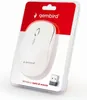 Gembird Kabellose Standard Maus Weiß | MUSW-4B-01-W Produktbild-Vorschau 2