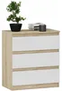 Komoda 70 cm 3 zásuvky skříňka FRAMIRE R-3 mix sonoma Náhled obrázku produktu 2