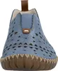 Rieker Damen Slipper Leder Mokassin Cutouts Lochmuster Produktbild-Vorschau 2