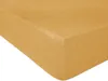 Spannbettlaken mit Gummiband, Frottee 140x200cm Senfgelb Produktbild-Vorschau 4