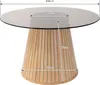 ML-Design stolik kawowy ze szklanym blatem 80x80x50cm Podgląd zdjęcia produktu 4