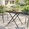 Outsunny Gartentisch klappbar 70 x70 cm, Wetterfest Produktbild-Vorschau 2